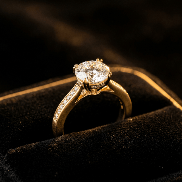 Luxury diamond ring